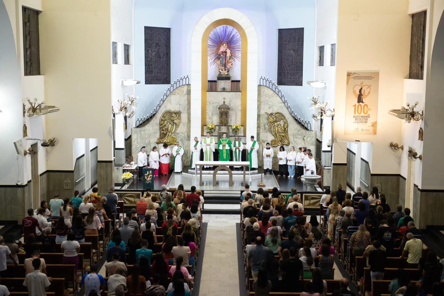 Missa celebra o centenário dos Agostinianos Recoletos em Cachoeiro de Itapemirim
