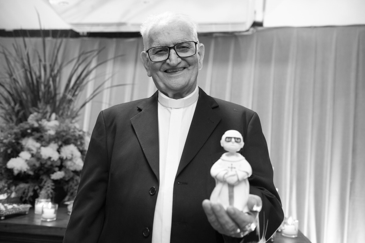 Frei Enéas Berilli, Vigário da Consolação, morre aos 87 anos.  