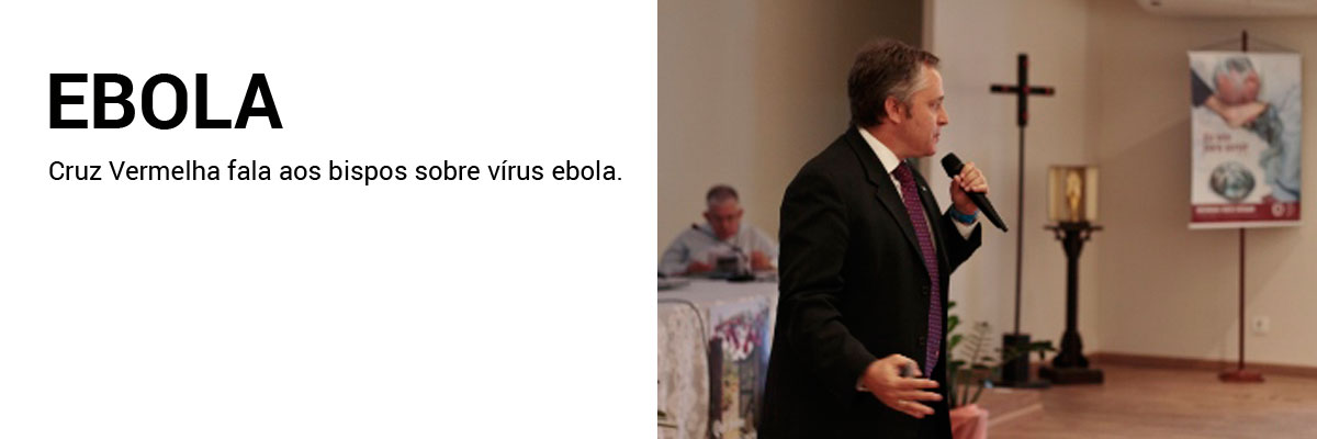 Cruz Vermelha fala aos bispos sobre vírus ebola.