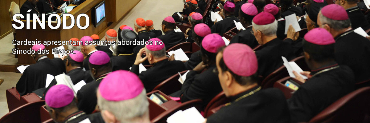 Cardeais apresentam assuntos abordados no Sínodo dos Bispos.