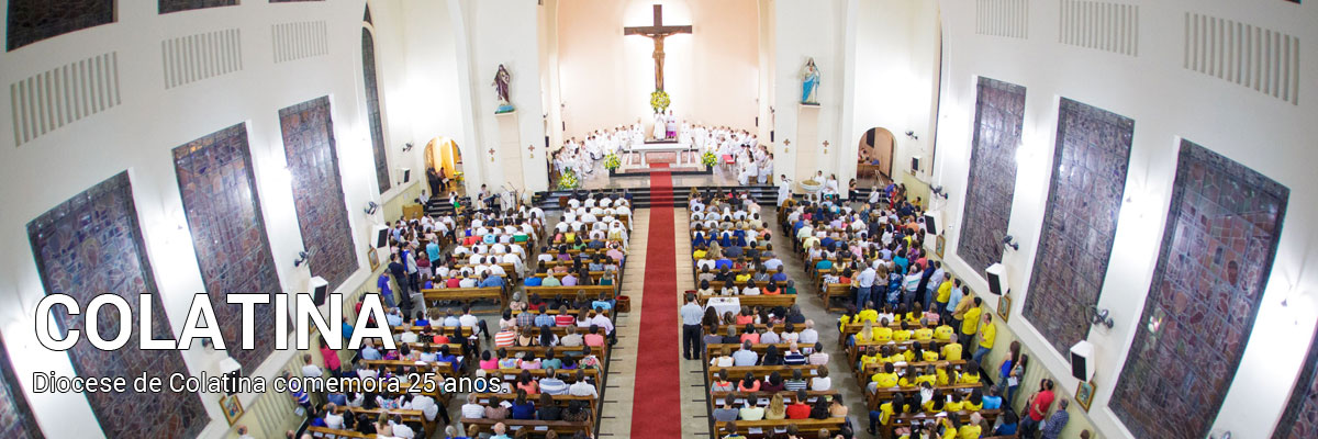 Missa em ação de graças marcará os 25 anos de instalação da Diocese de Colatina.