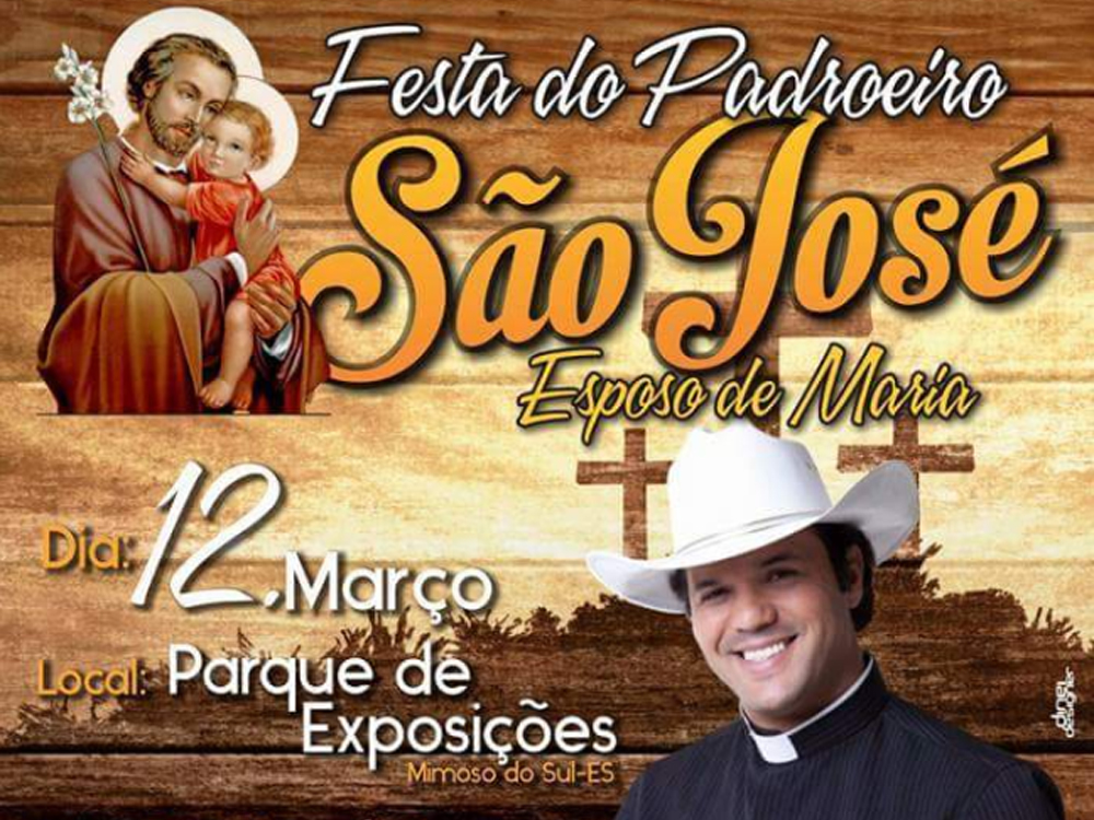 Festa de São José, Mimoso do Sul - De 09 a 19 de março de 2016.