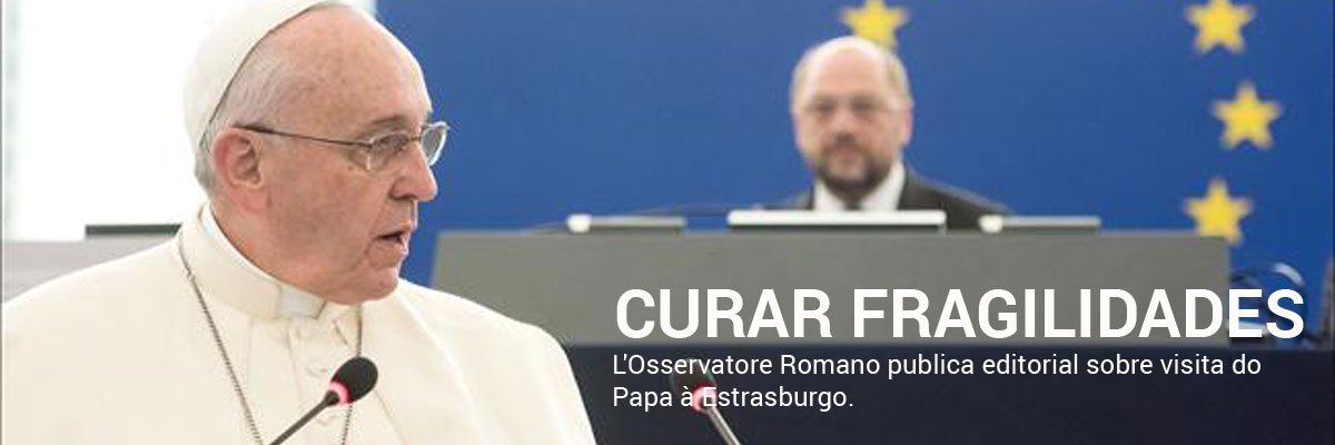 L’Osservatore Romano: Papa Francisco em Estrasburgo.